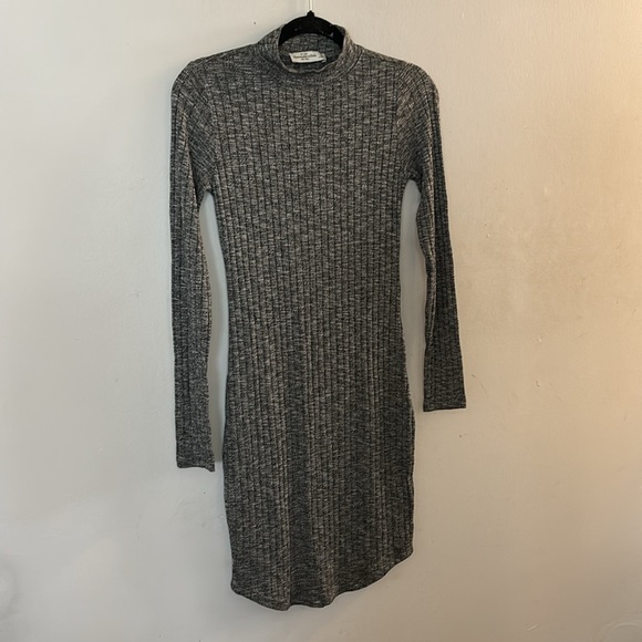 NWT ABERCROMBIE AND FITCH LONG SLEEP MOCKNECK MINI DRESS - Picture 3 of 12